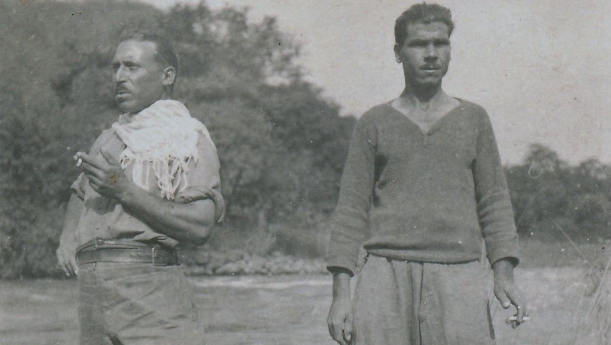 1937 Nonno Giuseppe Attisani (right)
